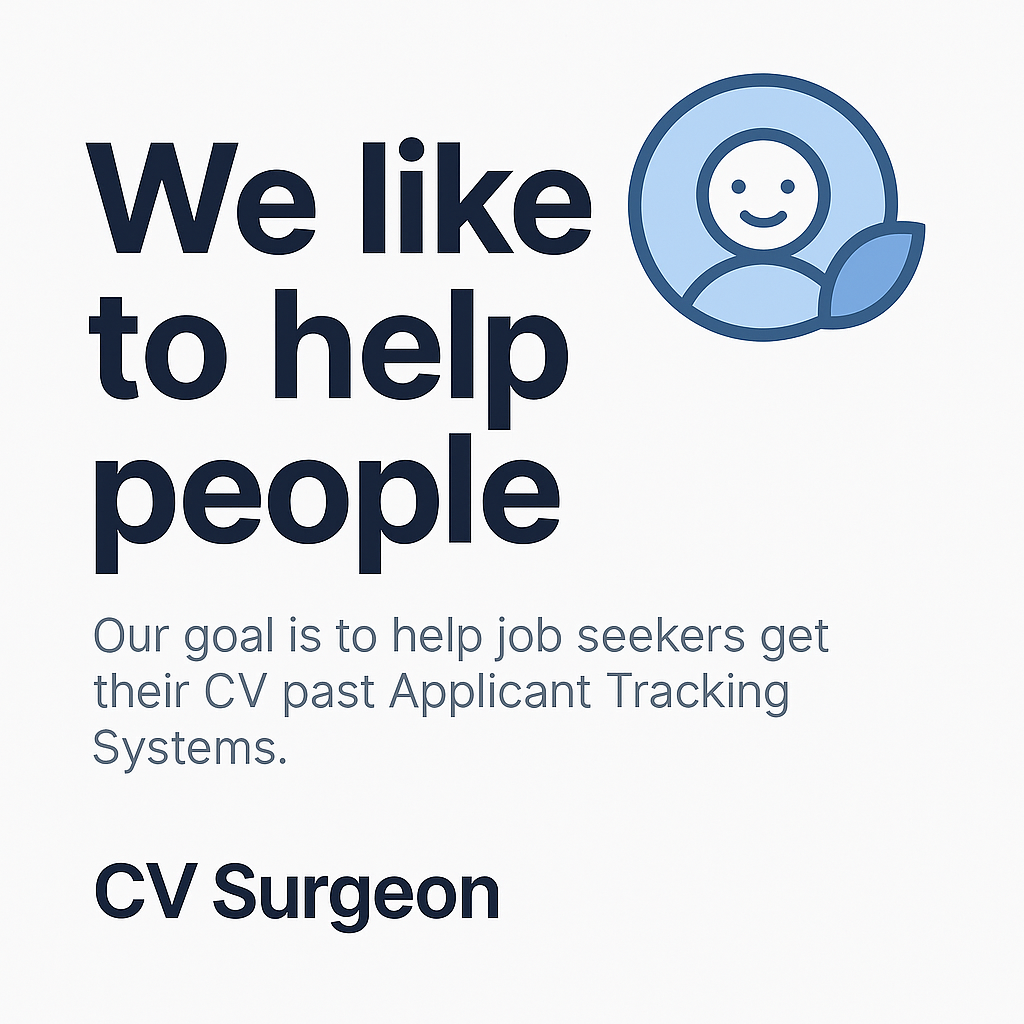 We like to help people